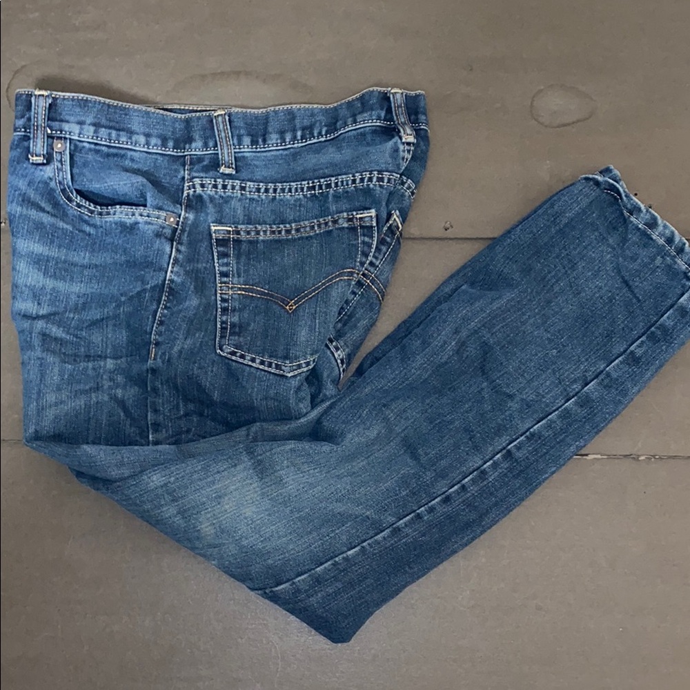 Levi's Size 16 502 Regular Taper Jeans with Classic Denim Texture